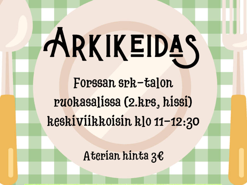 Arkikeitaan mainos.