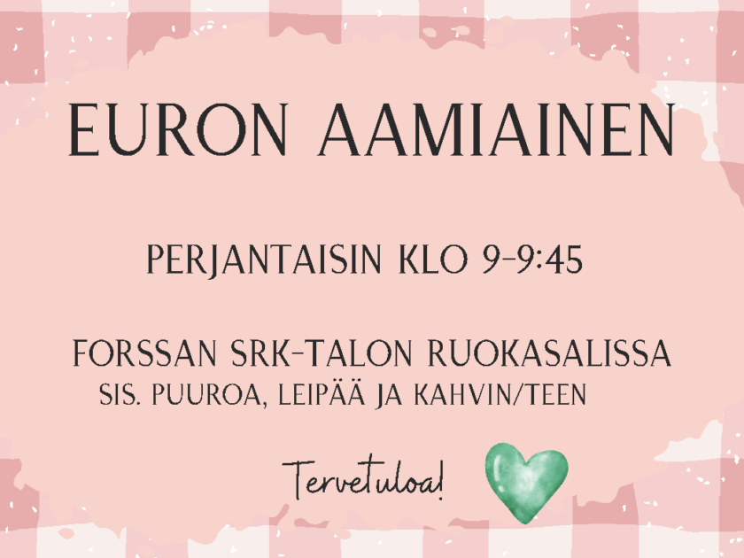 Euron aamiaisen mainos.