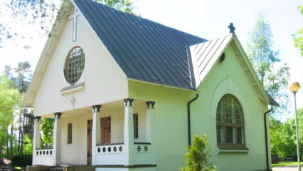 Forssan vanha siunauskappeli.