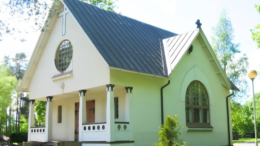 Forssan vanha siunauskappeli.